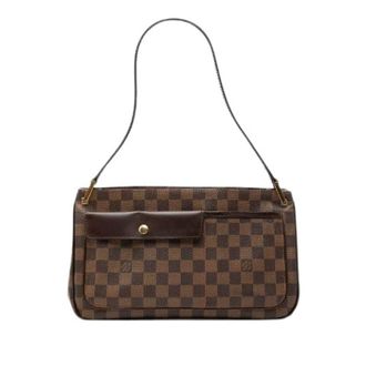 Louis Vuitton Pre-owned Oubagne Damier Schoudertas - Dames - Pre-owned - Bruin - Maat: ONE Size Leer