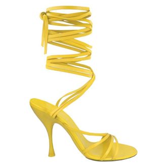 Ferragamo Victoria X5 Wrap Tie Sandals, Size 10 B