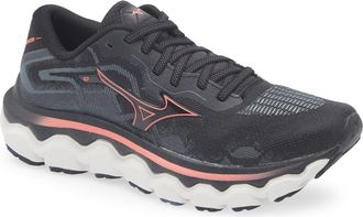 Mizuno Wave Horizon 7 Running Shoe in Black/Dubarry at Nordstrom Rack, Size 10.5