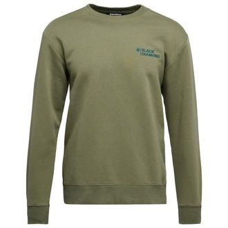 Black Diamond Mini Stacked Crewneck Pullover f&uuml;r Herren | oliv