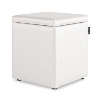 Happers Puff Cubo Arc&oacute;n Polipiel Blanco 1 Unidad Blanco