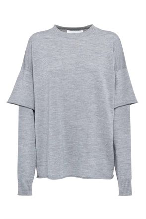 Tela Womens Delilah Sweater In Grey