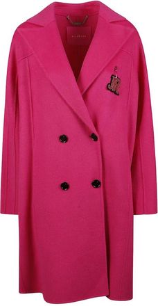 John Richmond Kairen Lange Jas - Dames - Mantel - Roze - XS - Jassen