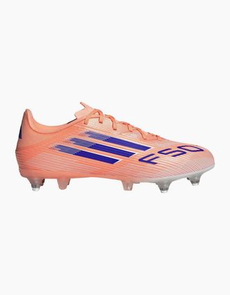 adidas Mens F50 League Soft Ground Lace Up Sneakers - Orange - Size: 11.5