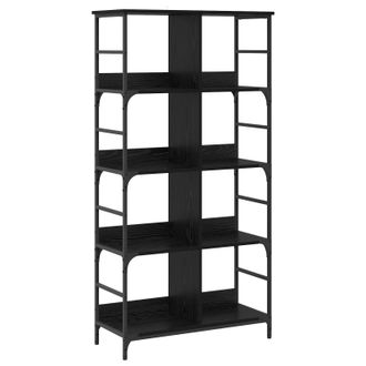 vidaXL Estante De Libros 4 Niveles 78,5 X 33 X 153 Cm Metal Pb Vidaxl