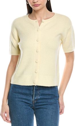 Vince Camuto Covered Button Cardigan