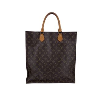 Louis Vuitton Louis Vuitton Vintage Stoffen Tote Bag Plat