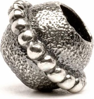 Trollbeads Womens Planet Small Bead Charm In Silver