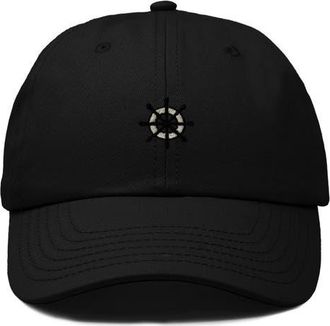 Dalix Ship Wheel Dad Hat in Black at Nordstrom
