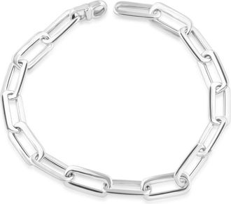 Pompeii3 Mens Round Link 14k Gold (19gram) or Platinum (32gram) 6.5mm Bracelet 8.5