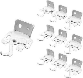 OEM Paquete De 10 Soportes Est&aacute;ndar Para Persianas Romanas. Accesorios Para Persianas Romanas. Soporte De Montaje Tipo Mariposa Para Montaje Superior