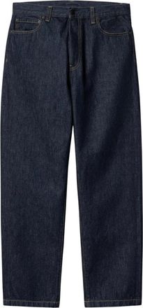Carhartt Work in Progress Aaron Pant - Heren - Loose Fit Jeans - Blauw - W31 - Katoen - Jeans
