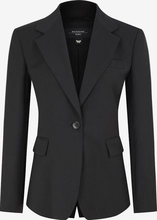Max Mara Kurze Jacke aus reiner Schurwolle Lamine