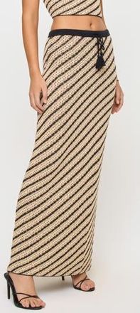 L*Space La Bianca Open Stitch Cotton Cover-Up Skirt in Tip The Scales at Nordstrom Rack, Size X-Large
