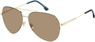 Victoria Beckham Zonnebrillen - Dames - Zonnebrillen - Geel - 62 MM - Accessoires