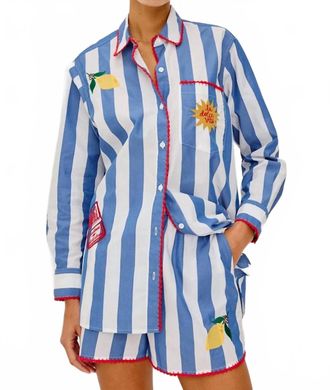 Rails Elsa Button-Down Shirt In Dolce Vita Embroidery