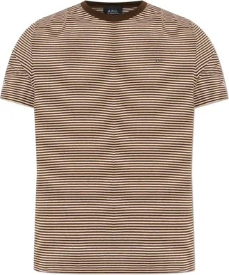 A.P.C. Hombre, Camisetas, Marr&oacute;n, Talla: XL