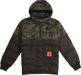 Nike LeBron Hybrid Half Pull Chain Warm Down Jacket Armygreen Army green AT3905-355