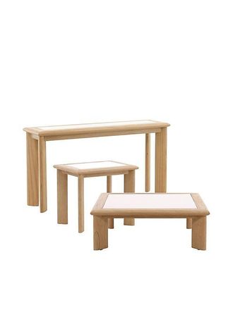 Anthropologie Keenan Wood Console Table