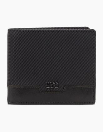 HUGO BOSS Mens Boss Black CULLEN WALLET BLACK - Size: 1 size