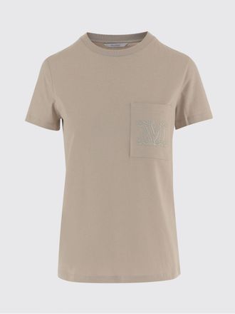 Max Mara T-shirt in cotone con monogramma Max Mara