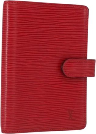 Louis Vuitton Pre-owned Accessories, female, Red, Size: ONE SIZE Pre-owned Leather Home-Office