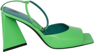 The Attico Green Piper Heels