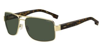 BOSS 1761/S Polarized J5G/UC Mens Sunglasses Gold Size 62
