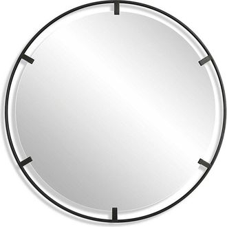 Uttermost Cashel Round Iron Mirror
