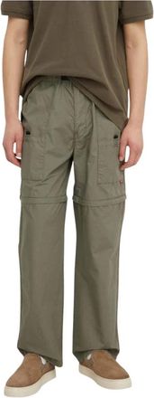 Levi's Utility Broeken met Ritsdetail - Heren - Straight fit broeken - Groen - L - Katoen - Broeken