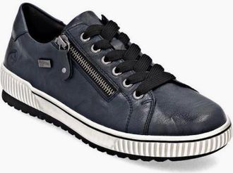 Remonte Womens Remonte D0700-15 Waterproof shoes in Navy - Black - Size: 6