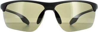 Serengeti Eyewear semi -randloze heren mat zwart PhD 2.0 groen 555 nm gepolariseerde linosa zonnebril