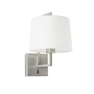 Netlighting Frame Wall Light with Shade Nickel E27