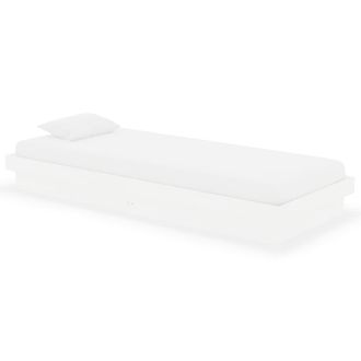 vidaXL Estructura De Cama Individual Peque&ntilde;a Sin Colch&oacute;n Madera Blanco Vidaxl