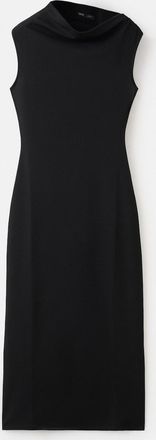 Mango Vestito midi asimmetrico nero - Donna - XXS - MANGO