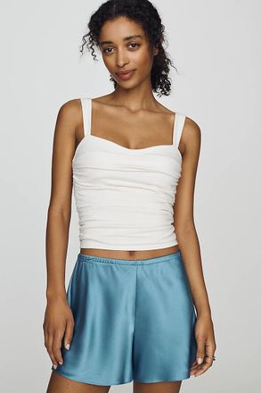 Reformation Gale Silk Shorts