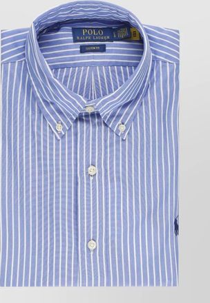 Ralph Lauren striped cotton shirt straight cut long sleeves