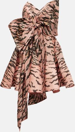 Zimmermann Matchmaker bow-detail silk minidress