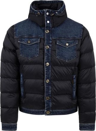 Moorer Turato-104S Jas - Heren - Gewatteerde jassen - Blauw - M - Denim - Jassen