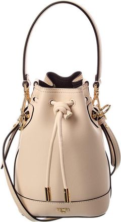 Fendi Fendi Mon Tresor Mini Leather Bucket Bag