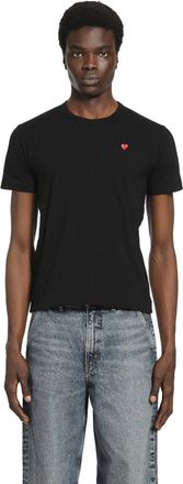 Comme Des Gar&ccedil;ons Small Heart Cotton T-Shirt