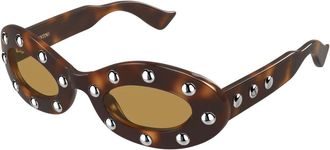 Valentino Sunglasses, female, Brown, Size: 48 MM Panthos Sunglasses