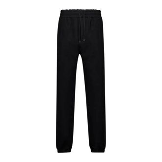 Saint Laurent Mens Embroidered-Logo Cotton Track Pants, Size Large