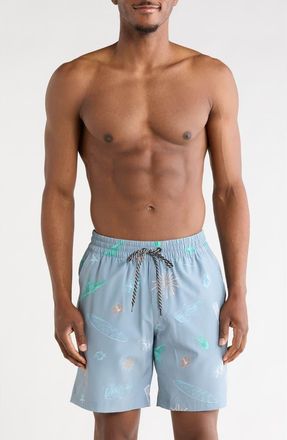 Hurley Surf Shack Volley Swim Trunks in Gladiator Grey at Nordstrom Rack, Size X-Large