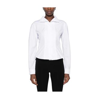Jacquemus Dames, Blouses & Shirts, Wit, Maat: 2XS