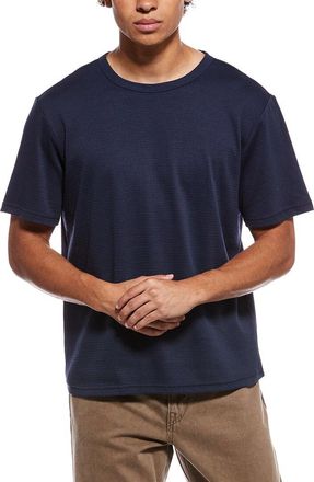 Slate & Stone Crochet Knit Stripe T-Shirt