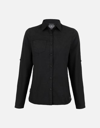 Craghoppers Womens Craghoppers Womens/Ladies Expert Kiwi Long-Sleeved Shirt - Black - Size: 12