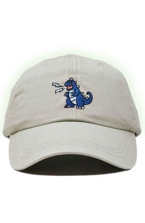 Dalix Big Lizard Cap in Washed Stone White at Nordstrom