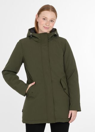 Ragwear Parka RAGWEAR NAVANUTI, Damen, Gr. XXL, schwarz olive, Web, Obermaterial: 96% Polyester, 4% Elasthan, unifarben, h&uuml;ftbedeckend, gerader Abschluss, Jac