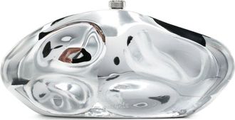 Cult Gaia Caldera sculpted clutch bag - women - Acrylonitrile Butadiene Styrene (ABS) - OS - Silver